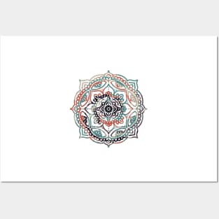 Boho Mandala Posters and Art